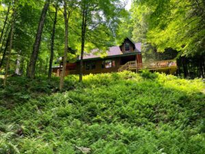 7 acre Riverfront Off Grid Cabin Parishville NY